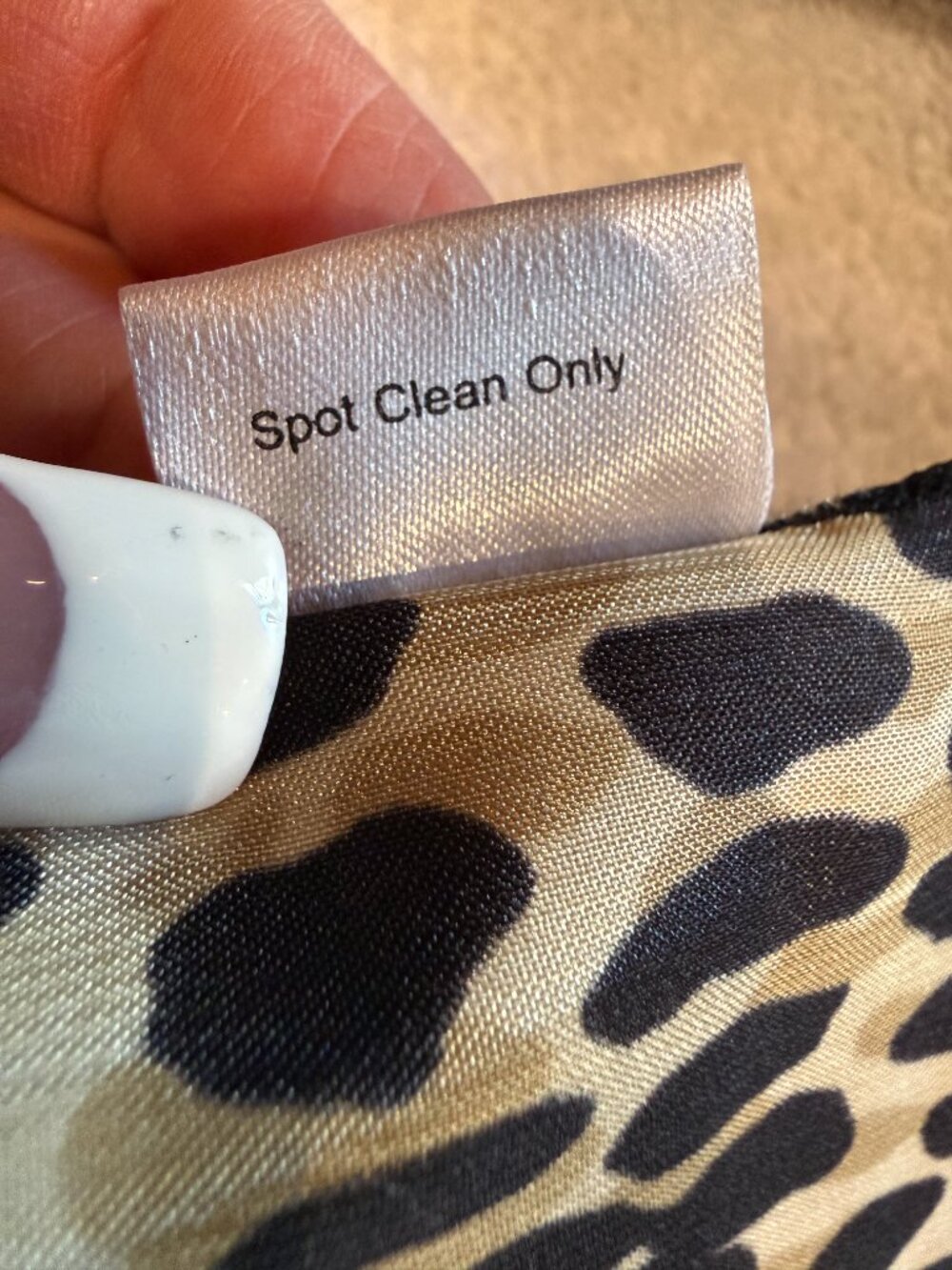 Animal Print Rectangular Scarf - Picture 5 of 5